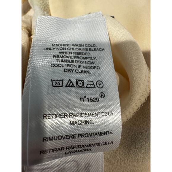 LAUREN RALPH LAUREN Floral Bubble Crepe Tie Neck Dress in Siz 14 - Picture 6 of 6